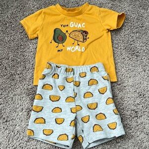 PL Baby You Guac My World Taco Two Piece Set
